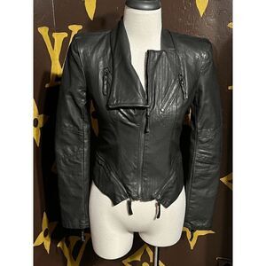 BlankNYC Faux Leather Moto Style  Biker Jacket Size XS